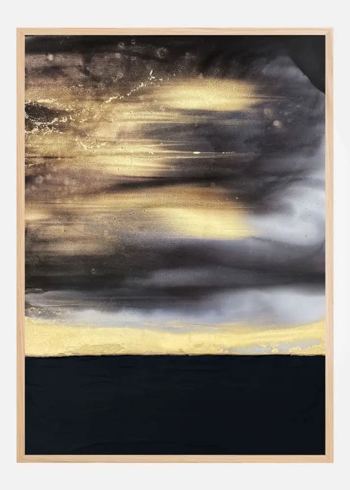 Black and Gold Plakat 