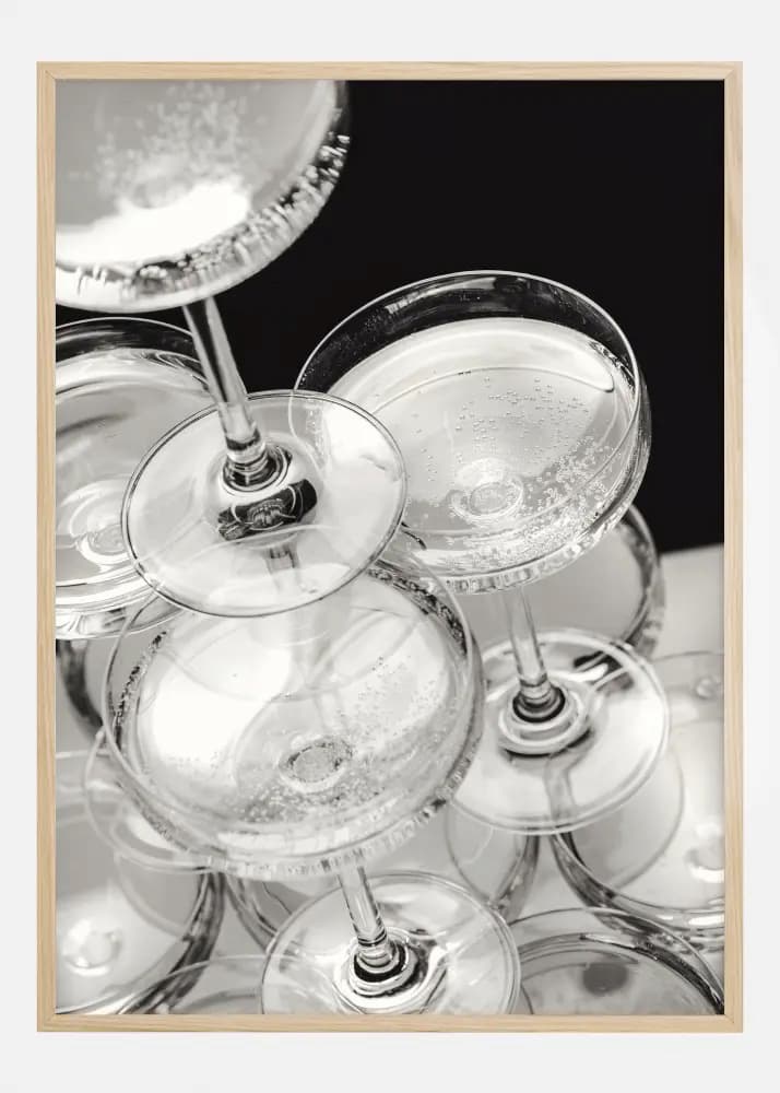 Champagne tower II Poster 