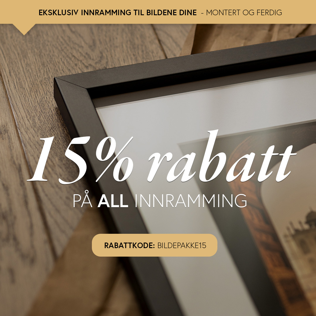 EKSKLUSIV RAMME TIL DINE BILDER&nbsp;