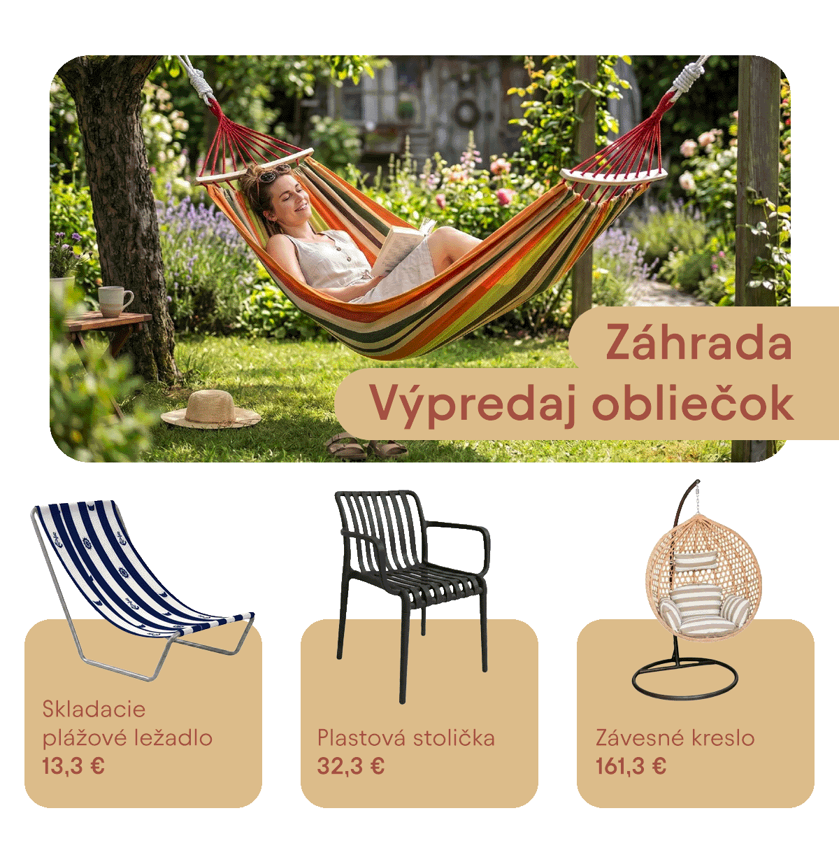 Záhradná sezóna v eshope Vypredajobliecok.sk Pripravte sa na nadchádzajúcu letnú a záhradnú sezónu s eshopom Vypredajobliecok.sk!