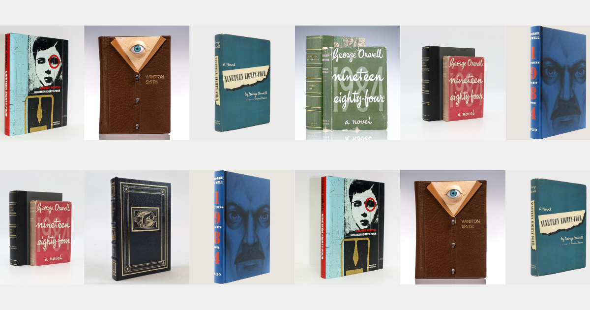 George Orwell's 1984 book covers