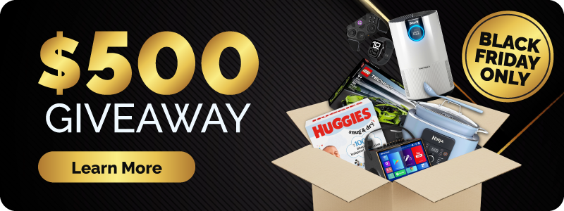 $500 Giveaway | Black Friday Only