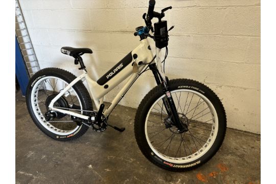 Polaris EV506 Nordic Fat Tyre Style White eBike,…