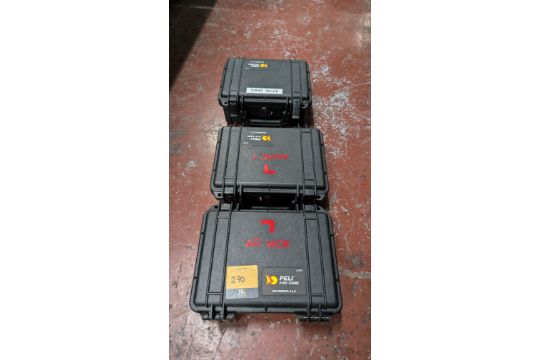 3 off Peli Model: 1150 Small Cases