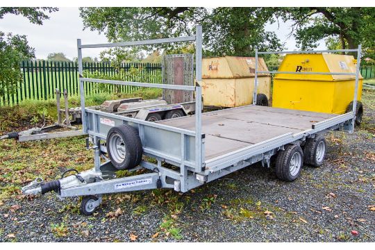 Ifor Williams LM147G 14ft x 7ft tandem axle flat bed…