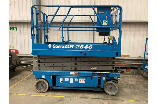 **ZERO RESERVE** Genie GS - 2646 Scissor Lift