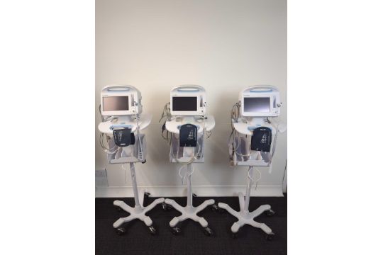 3 x Welch Allyn 6000 Series REF 901060 Vital Signs…