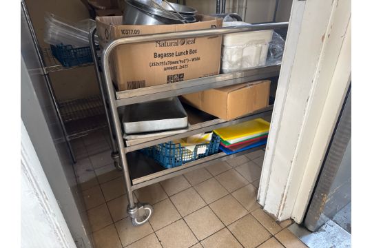 *NO RESERVE* Stainless Steel Catering Trolley