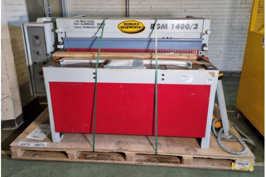 Morgan Rushworth RGM 1400/3 sheet metal mechanical…