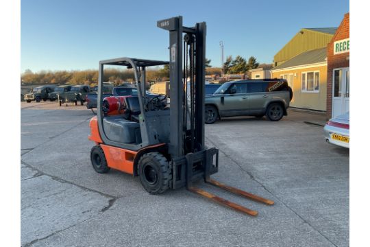 Samsung FX 25L LPG Forklift Duplex Mast c/w Side…