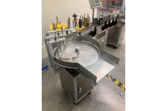 1 x SKILT PLM-A Vertical Round Bottle Labelling Machine…