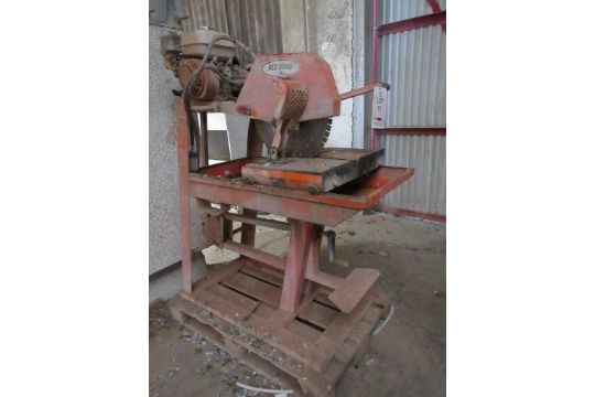 Red Band UK petrol stone saw, Model BSD45, serial no.…