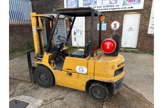 Mitsubishi FG25 Gas Fork Lift Truck s/n F17 52725…