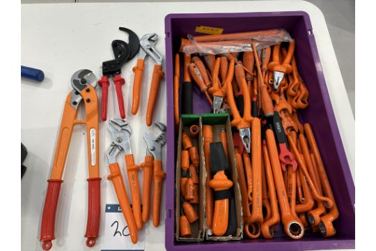 Assortment of insulated hand tools comprising adjustable…