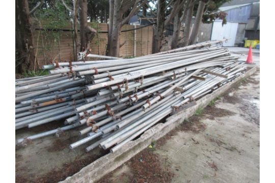 Large quantity of galvanised scaffold tubes to include…