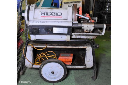 Ridgid 1224 110V pipe threading machine - W 730…