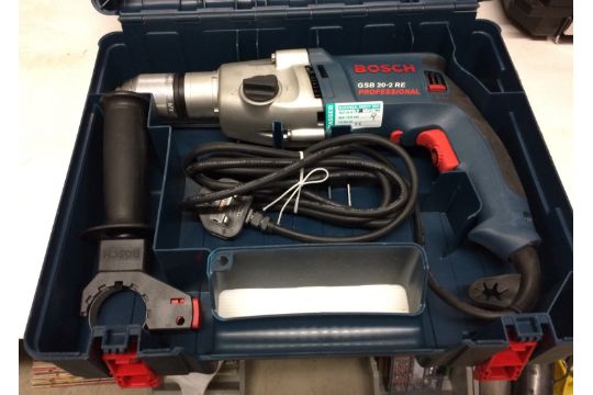 Bosch Professional hammer drill in case,