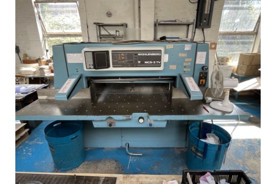 Wohlenberg MCS-2TV type 115 guillotine; Serial…