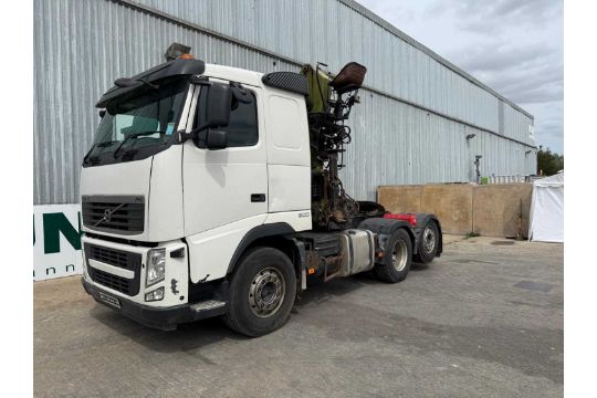 2013 Volvo FH12 500 Loglift Crane, 2 Set Jack…