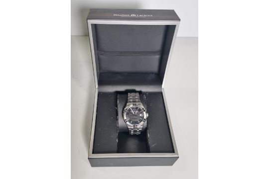 Maurice Lacroix Aikon watch in a presentation…