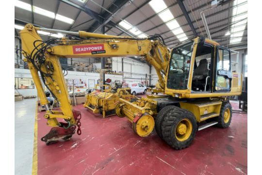 Komatsu PW150 ES WHEELED RAIL EXCAVATOR, plant…