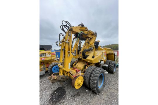 Mecalac 14MBX WHEELED RAIL EXCAVATOR, plant no.…