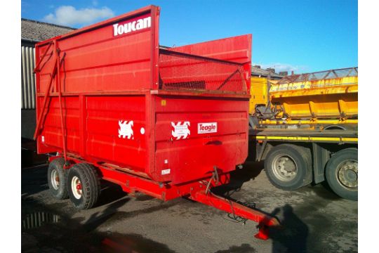 TEAGLE TOUCAN 8 TONNE TIPPING TRAILER WITH REMOVABLE…