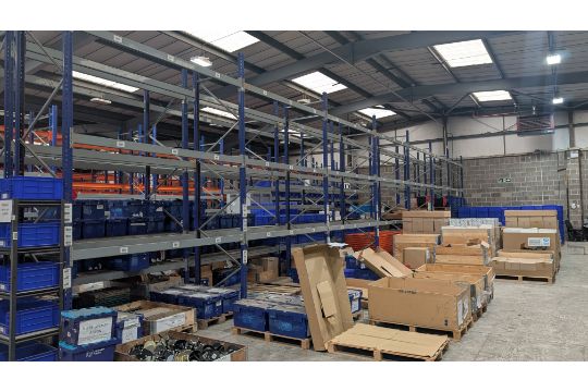 Large Quantity of Dexion Blue & Grey Pallet Racking