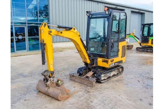 JCB 16 C-1 1.6 tonne rubber tracked mini excavator…