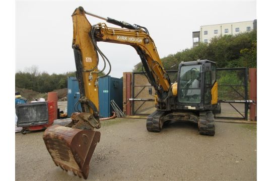 Sany SY80U rubber tracked 360° hydraulic excavator,…