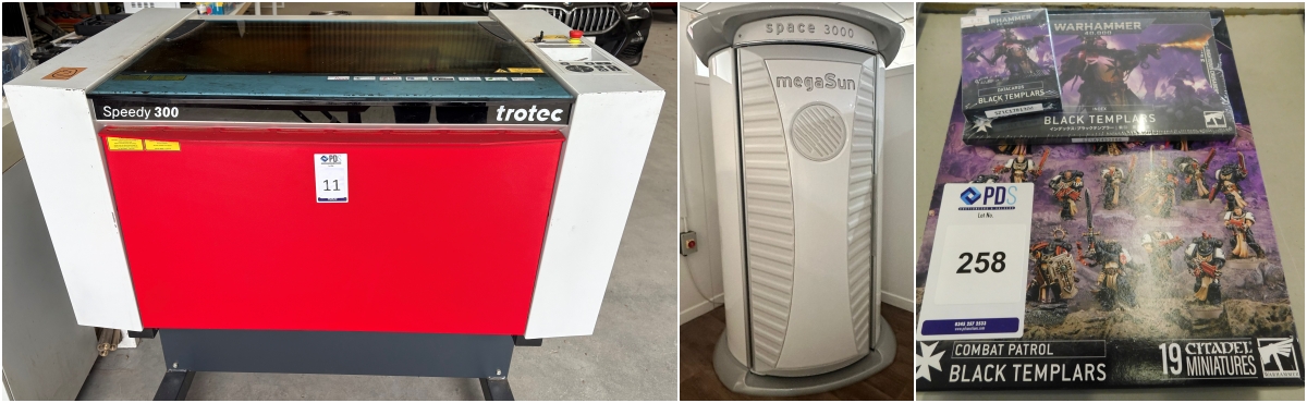 Trotec Speedy 300 Laser Engraver, Sunbeds, Skin Treatment Machines, Catering Equipment,contents Of A Warhammer Shop, Computer Equipment & Sports Clothing