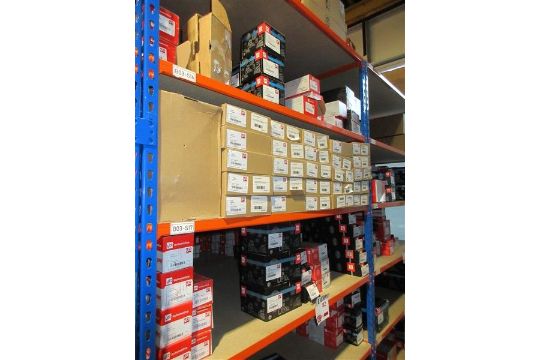 Contents of 3 shelves to include oil coolers &…