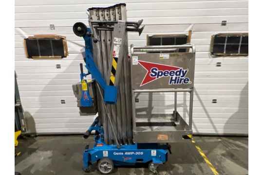 Genie Awp30S Push Work Platform 9M Swl 159Kg (1 Man)…