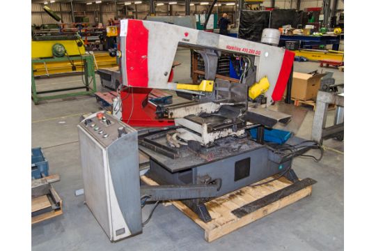 Omar Workline 410-280DG bandsaw c/w 4 - roller feed…