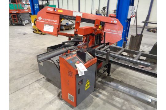 Karmetal KMT 350 ODG horizontal bandsaw, serial…
