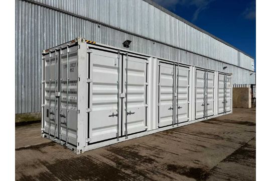 Unused 40' High Cube Container, 4 Side Doors