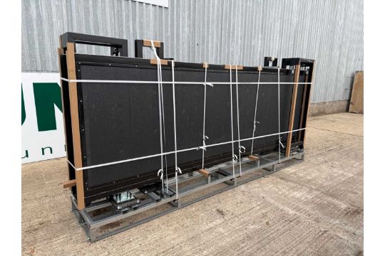 Unused 4M x 1.6M Black Composite Electrical Sliding…