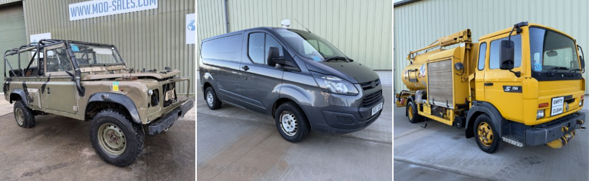 Online Auction Direct From Uk Mod, Government Departments, Fire & Rescue - Ends 10:30am Gmt Tuesday 16th December 2025