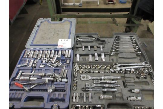 Two part complete socket sets (Blue Point & Halfords)