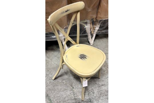 16 Salford Side Chairs, White (Location: Redditch.…