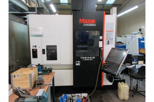 Mazak CNC 5 axis machining centre, model Variaxis…