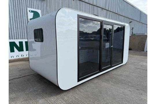Unused 5M Prefab Cube Welfare Pod, Wash Room with…