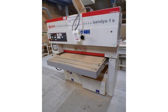 SCM Scandya 1S through feed drum sander, model…