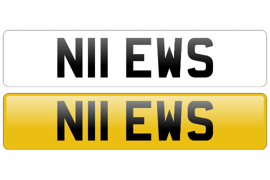 Cherished Number Plate - N11 EWS