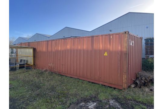 40 ft. steel shipping container