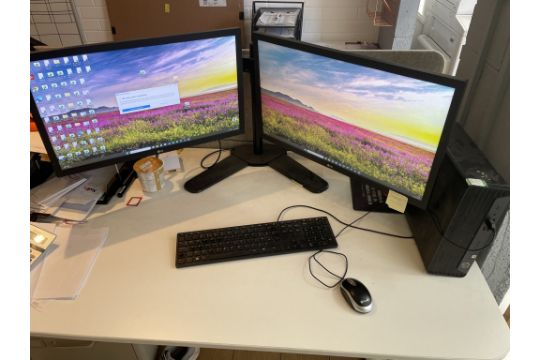 HP i5 10th Gen Pro Desk 400 G7 computer, with…