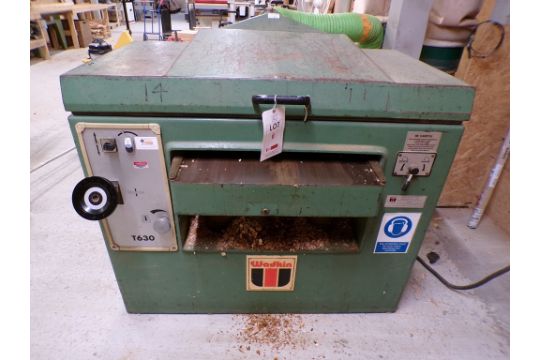 Wadkin T630 thicknesser, serial no. 88650 PoWRA: A…