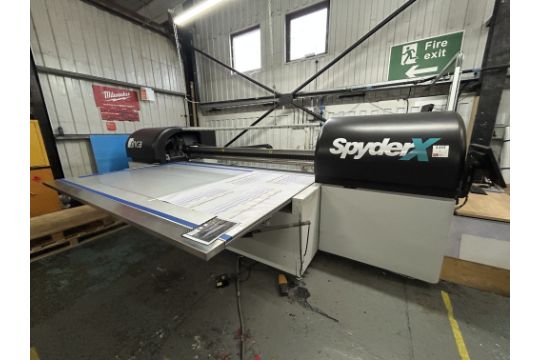 Inca Spyder X UV flatbed wide format digital printer…