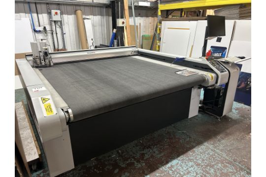 Zund 53 6-1600 automated flatbed digital cutter…