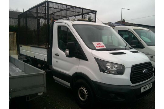 2018 18 REG FORD 350 TRANSIT TIPPER (NON RUNNER)(DIRECT…